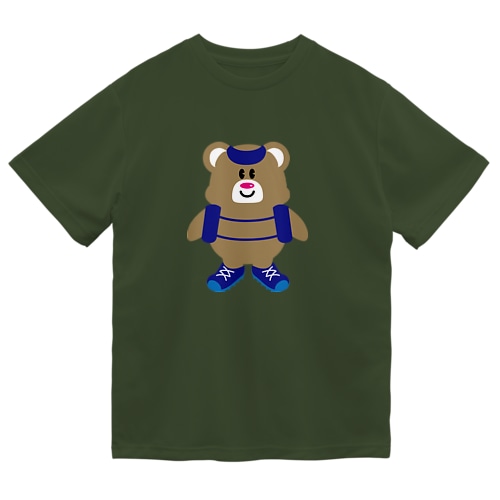トレイルラン熊さん Dry T-Shirt