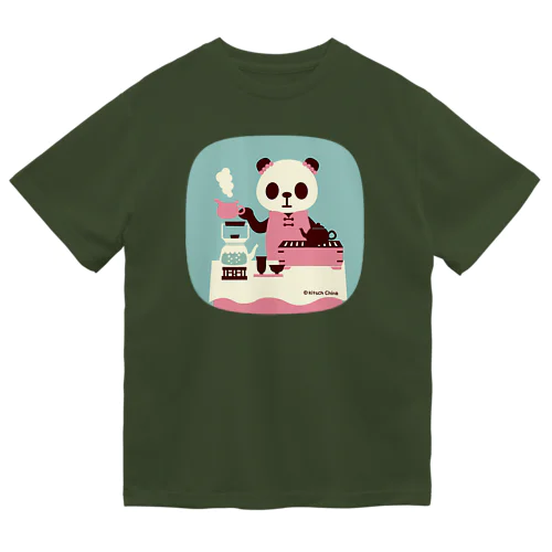 中国茶パンダ Dry T-Shirt