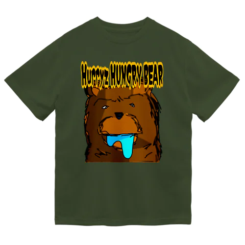 Hurryz HUNGRY BEAR リアル風 Dry T-Shirt