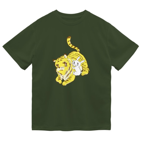 トラちゃんとうさぎちゃん Dry T-Shirt