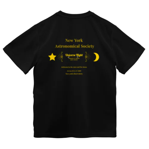ニューヨーク天文学会　公式グッズ ドライTシャツ