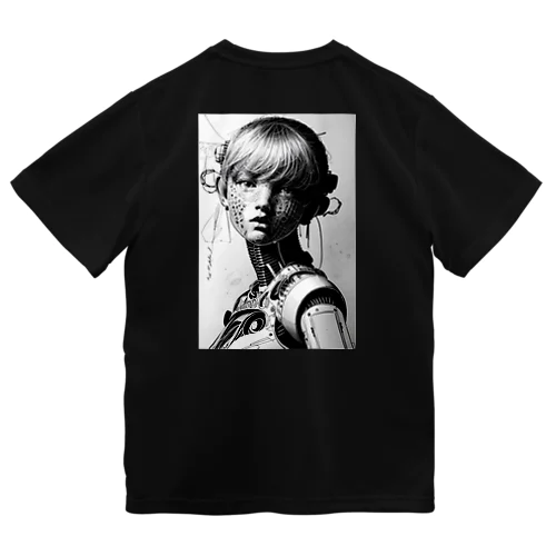 Cyber android girl   ZK1855 ドライTシャツ