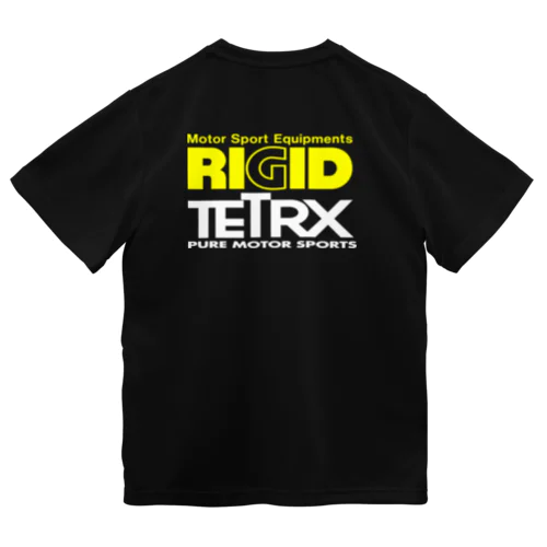 RIGID黄-TETRX白 ドライTシャツ