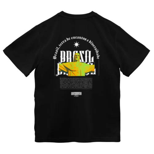 ストリートウェア BRASIL プリント T シャツ。 Dry T-Shirt