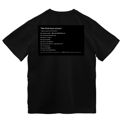 BLACK架空プレイリスト ドライTシャツ