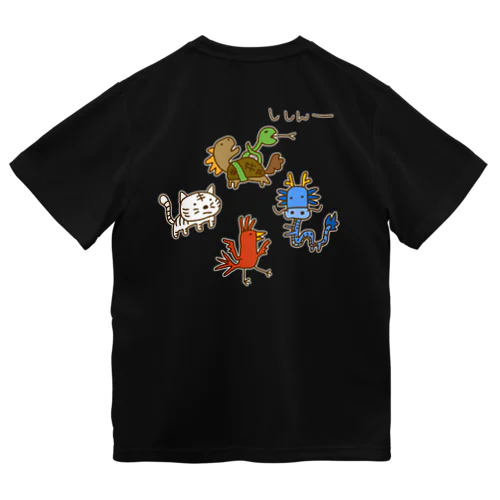 【バックプリント】画伯チックな四神 ドライTシャツ