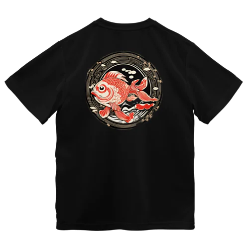 だるまな金魚 ドライTシャツ