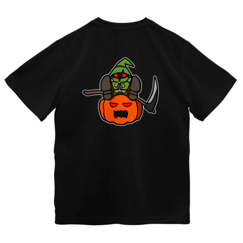 スケアクロウとジャック・オー・ランタン（バックプリント） ドライTシャツ