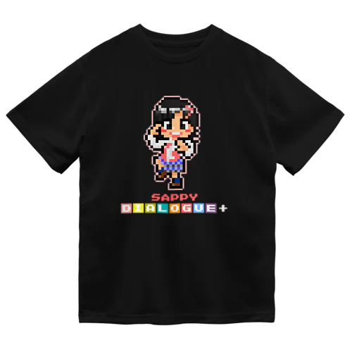 ドットDIALOGUE＋ さっぴ推しドライTシャツ(黒) ドライTシャツ