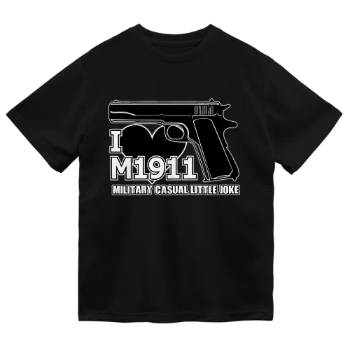 I Love M1911 Black Heart ドライTシャツ