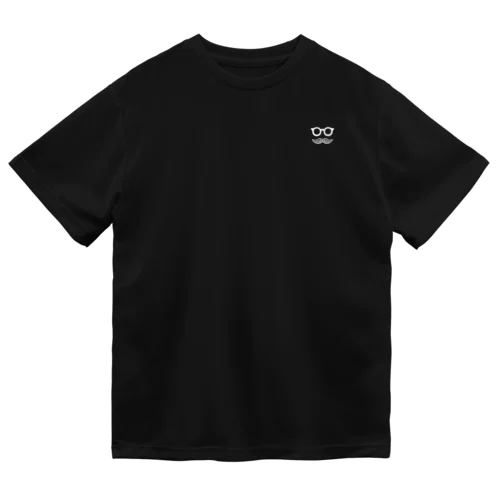 シンプルおひげ。（両面/白） Dry T-Shirt