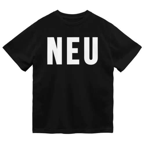 「NEU」（白文字） ドライTシャツ