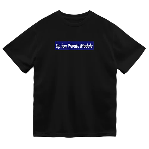 Option Private Module（サムライブルー） ドライTシャツ