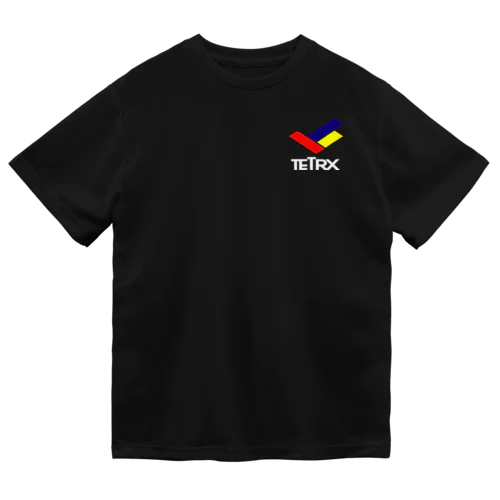 TETRX透過ロゴ紺 ドライTシャツ