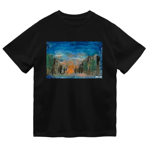 「昔住んだ街」ジャケット絵Tシャツ ドライTシャツ