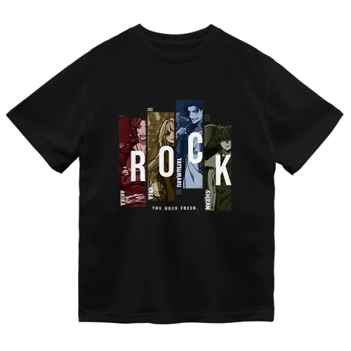 THE ROCK FREED VISUAL DESIGN ドライTシャツ