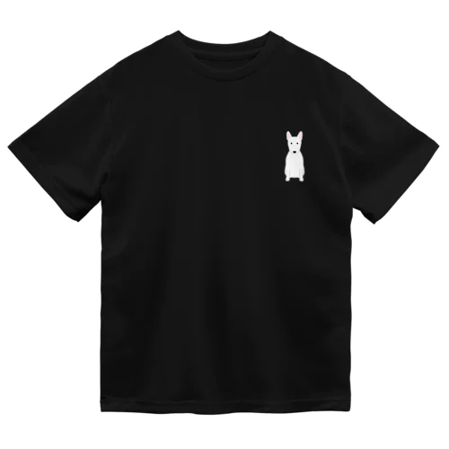 ミニチュア・ブルテリア(ワンポイント) ドライTシャツ