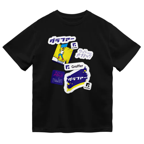 ステッカーランダム／濃い色Tシャツ ドライTシャツ