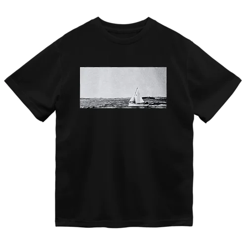 航海（モノクロ） ドライTシャツ