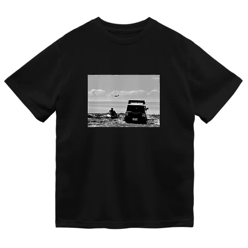 SLOW LIFE 〜 辺土名海岸 ドライTシャツ