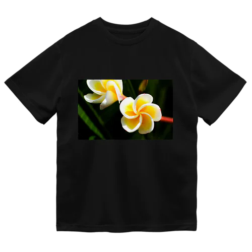 Flower of the Heart　プルメリア ドライTシャツ