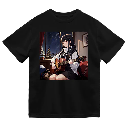 ギター少女　リオ ドライTシャツ