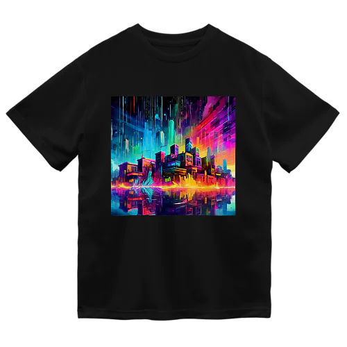 グラフィティ都市 ドライTシャツ