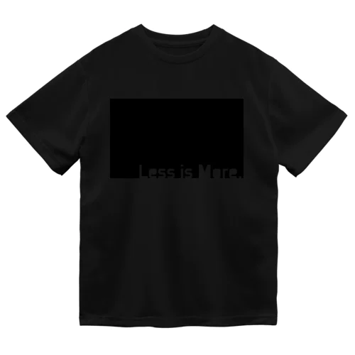 漆黒のミニマルデザイン Dry T-Shirt