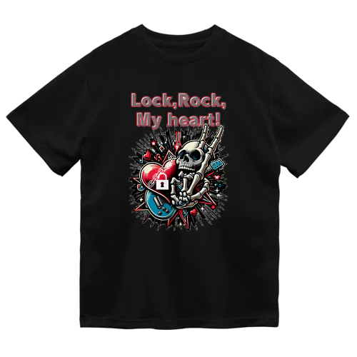 ハートをロック ドライTシャツ