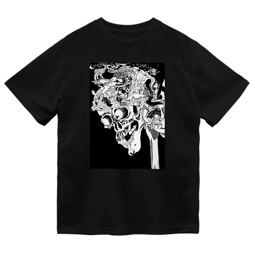 がしゃどくろと百鬼夜行 Dry T-Shirt