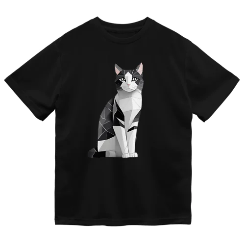 日本の猫　ハチワレさん Dry T-Shirt