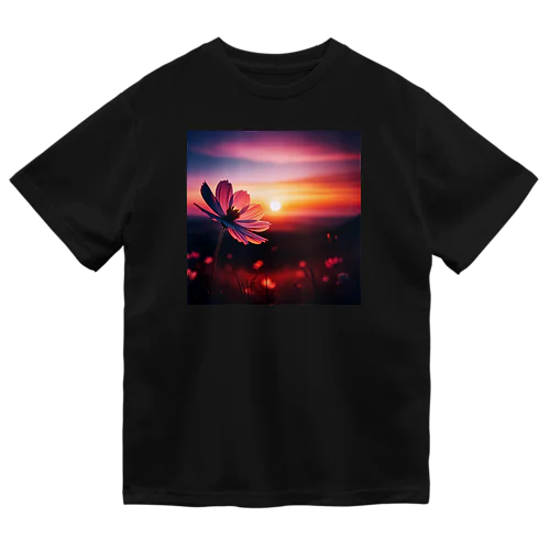 儚い夕焼けコスモス Dry T-Shirt