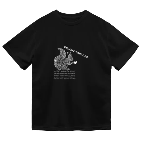 Troid Cafe　リスデザイン ドライTシャツ