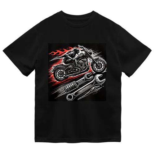 ワイルドライダー・メカニック ロゴ ドライTシャツ