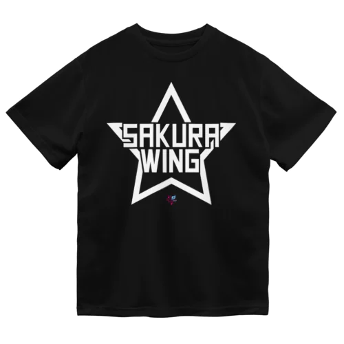 SAKURA WINGスター白字 Dry T-Shirt