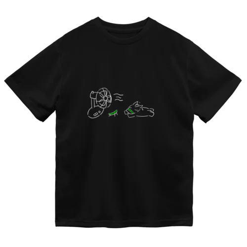 夏の日の馬(濃い色T用) ドライTシャツ