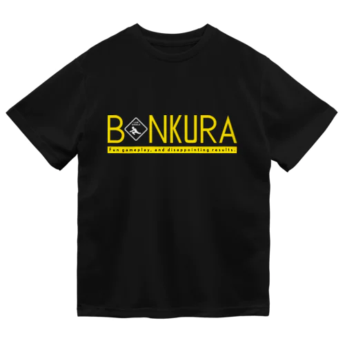 BONKURA TYPO YLW ドライTシャツ