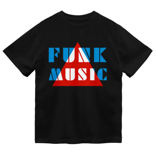 赤青/青赤 とんがり FUNKMUSIC。 A ドライTシャツ