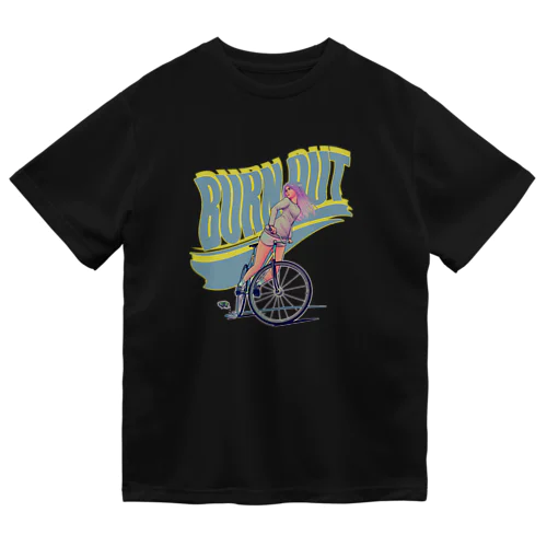 "BURN OUT" ドライTシャツ