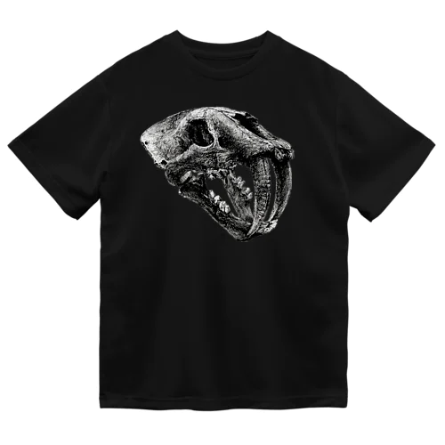 Smilodon(skull) ドライTシャツ