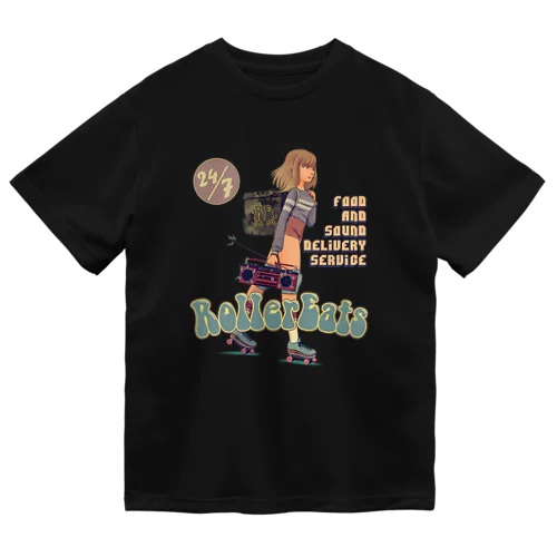 "ROLLER EATS" Dry T-Shirt