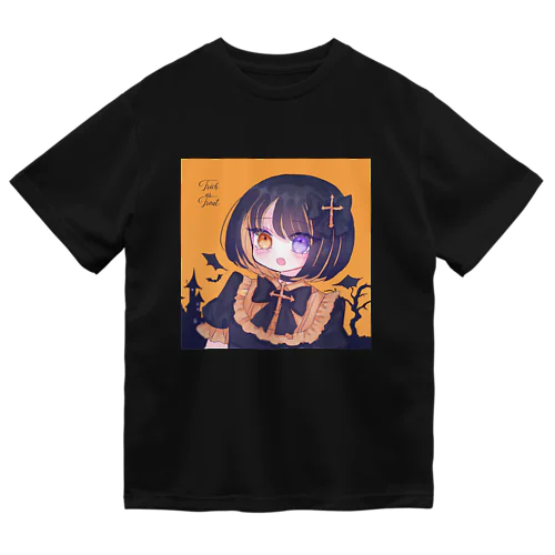 ハロウィン2021-オレンジ ドライTシャツ