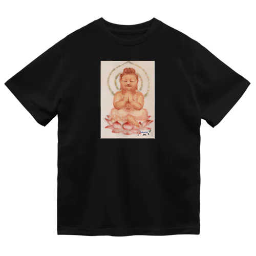 五百幼童経の世界 仏画：Buddha A3-1  005 MF ドライTシャツ