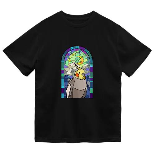 聖パロット教会・オカメ Dry T-Shirt
