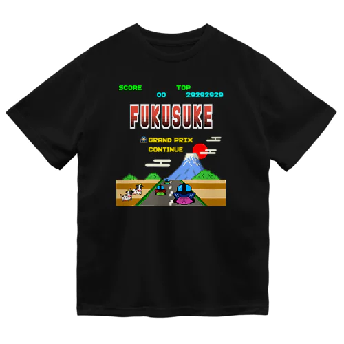 レトロゲーム風な福助 ドライTシャツ