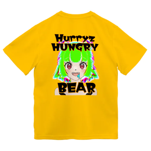 Hurryz HUNGRY BEARギャル☆ ドライTシャツ