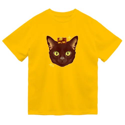 黒猫さんと栗入り羊羮 ドライTシャツ