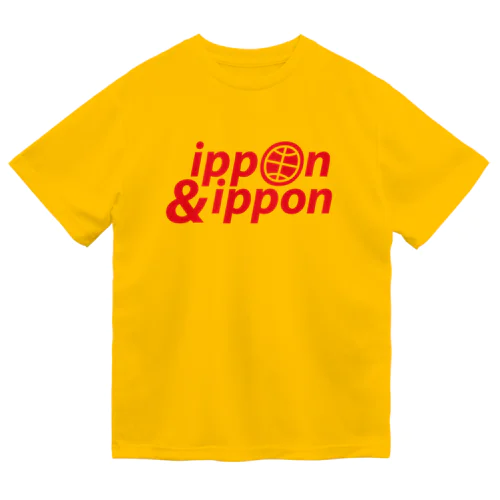 ippon&ippon赤 ドライTシャツ