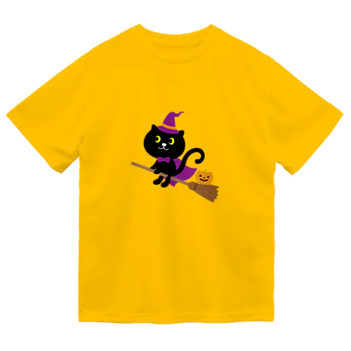 ハロウィン黒猫 Dry T-Shirt