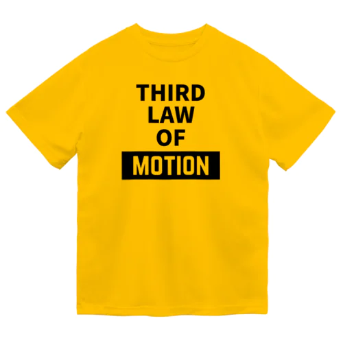 作用反作用の法則 ドライTシャツ